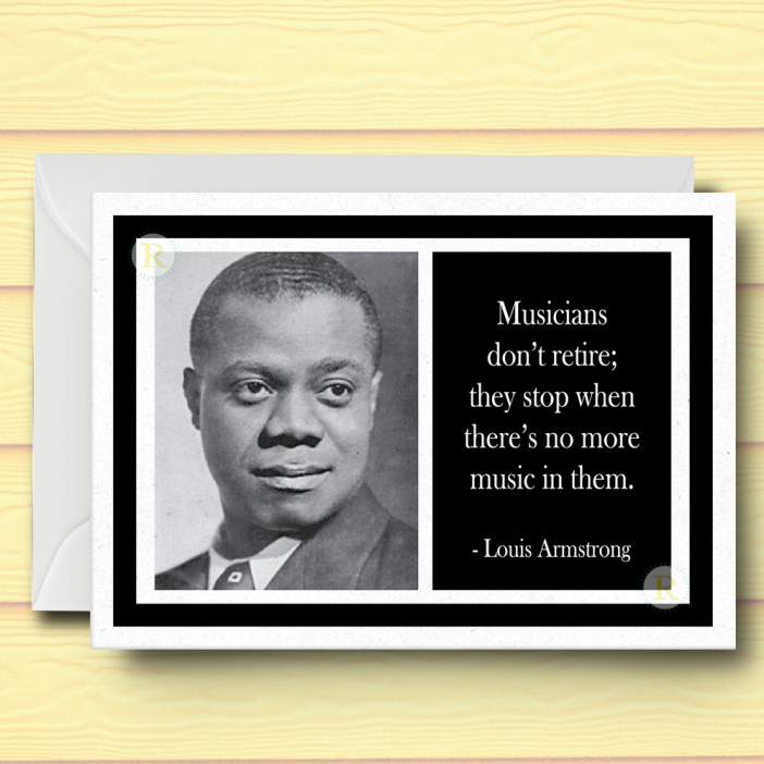 Louis Armstrong Card